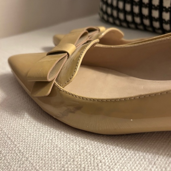 Kate Spade Bow Flats Nude - Picture 4 of 9